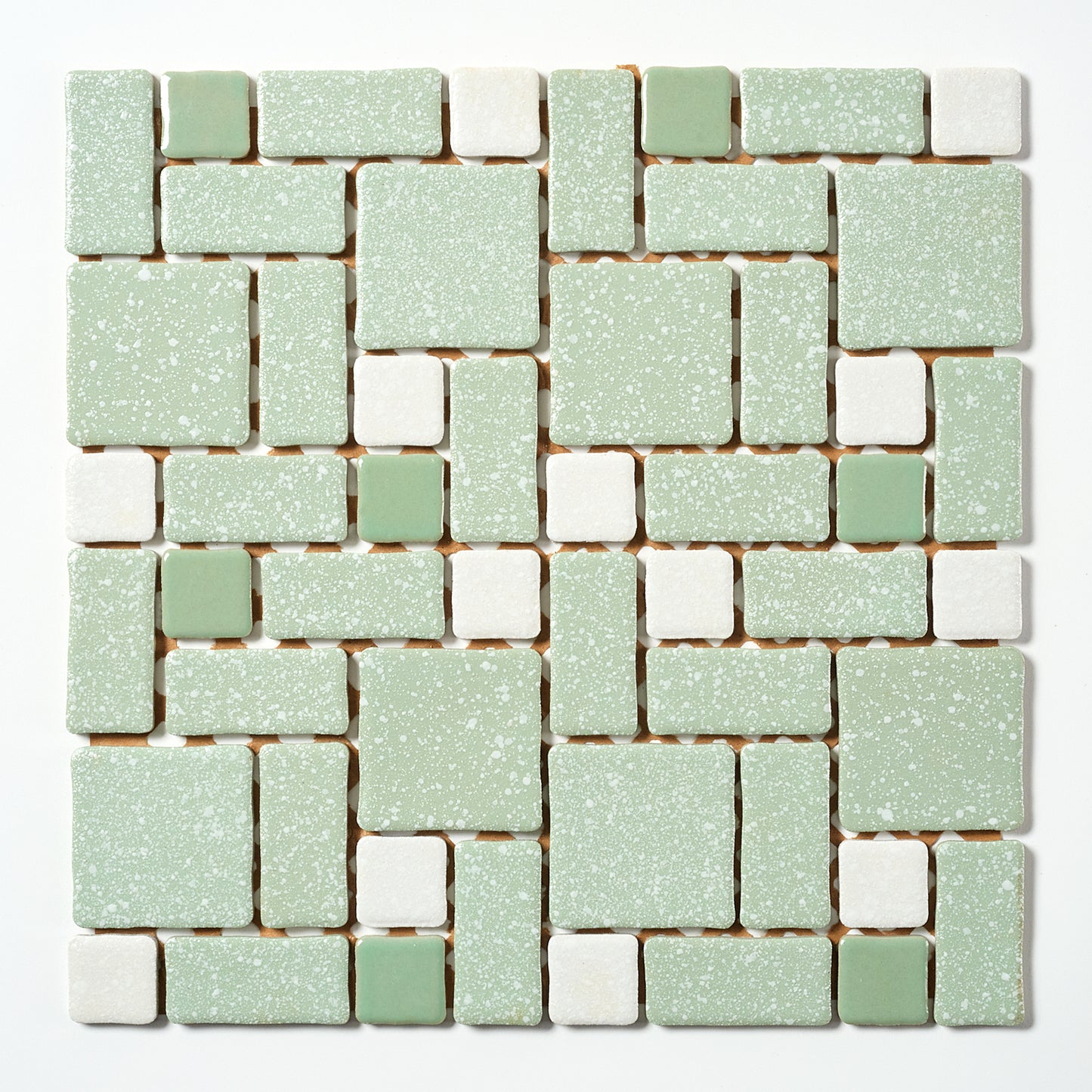 Vintage Green Random Japanese 1960s Wall Tile, 15 Sq Ft Available