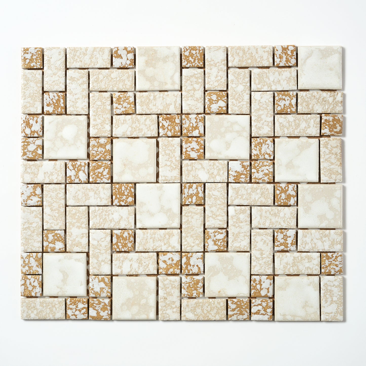 Vintage Brown Random Japanese 1960s Wall Tile
