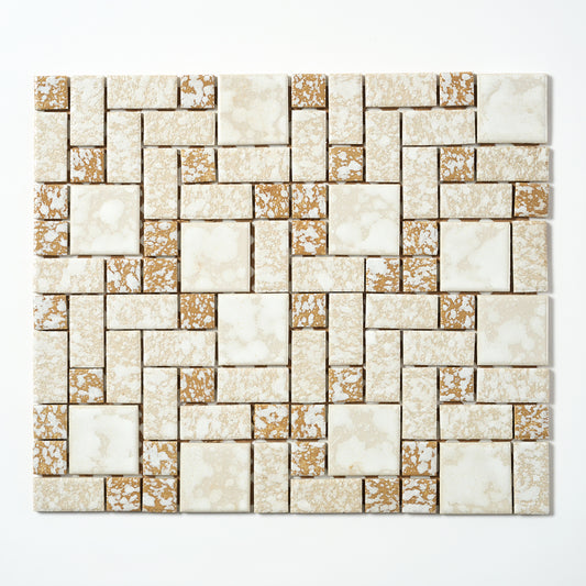 Vintage Brown Random Japanese 1960s Wall Tile