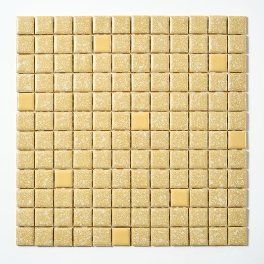 Vintage Yellow 1" Japanese 1960s Wall Tile