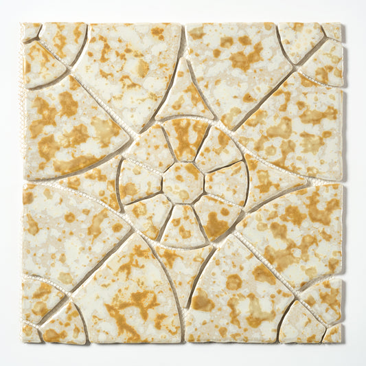 Vintage Gold Splatter Japanese 1960s Wall Tile, 13 Sq Ft Available