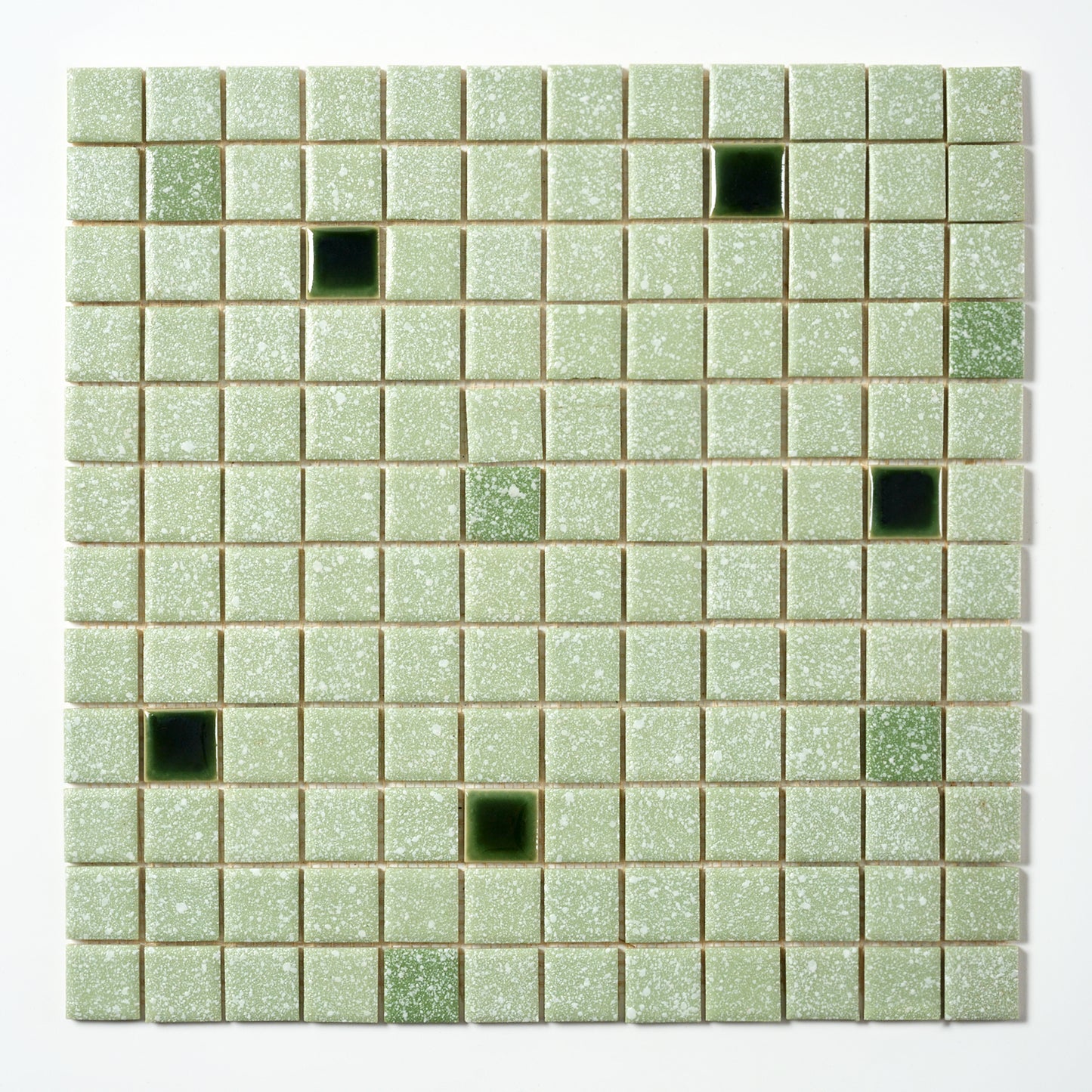 Vintage Green 1" Japanese 1960s Wall Tile, 7 Sq Ft Available