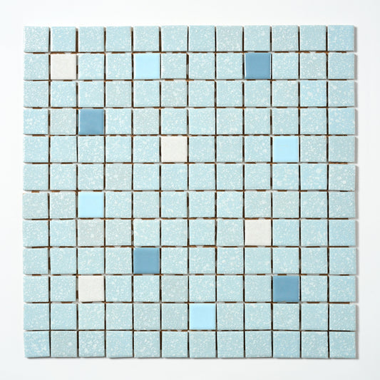 Vintage Blue 1" Japanese 1960s Wall Tile