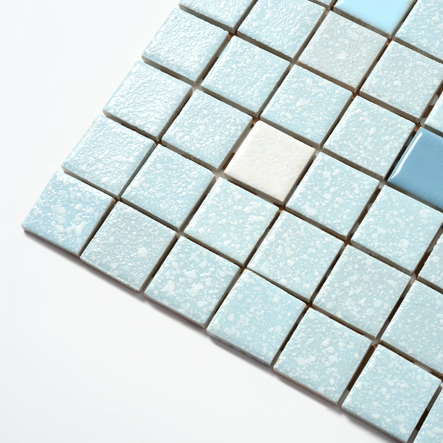 Vintage Blue 1" Japanese 1960s Wall Tile