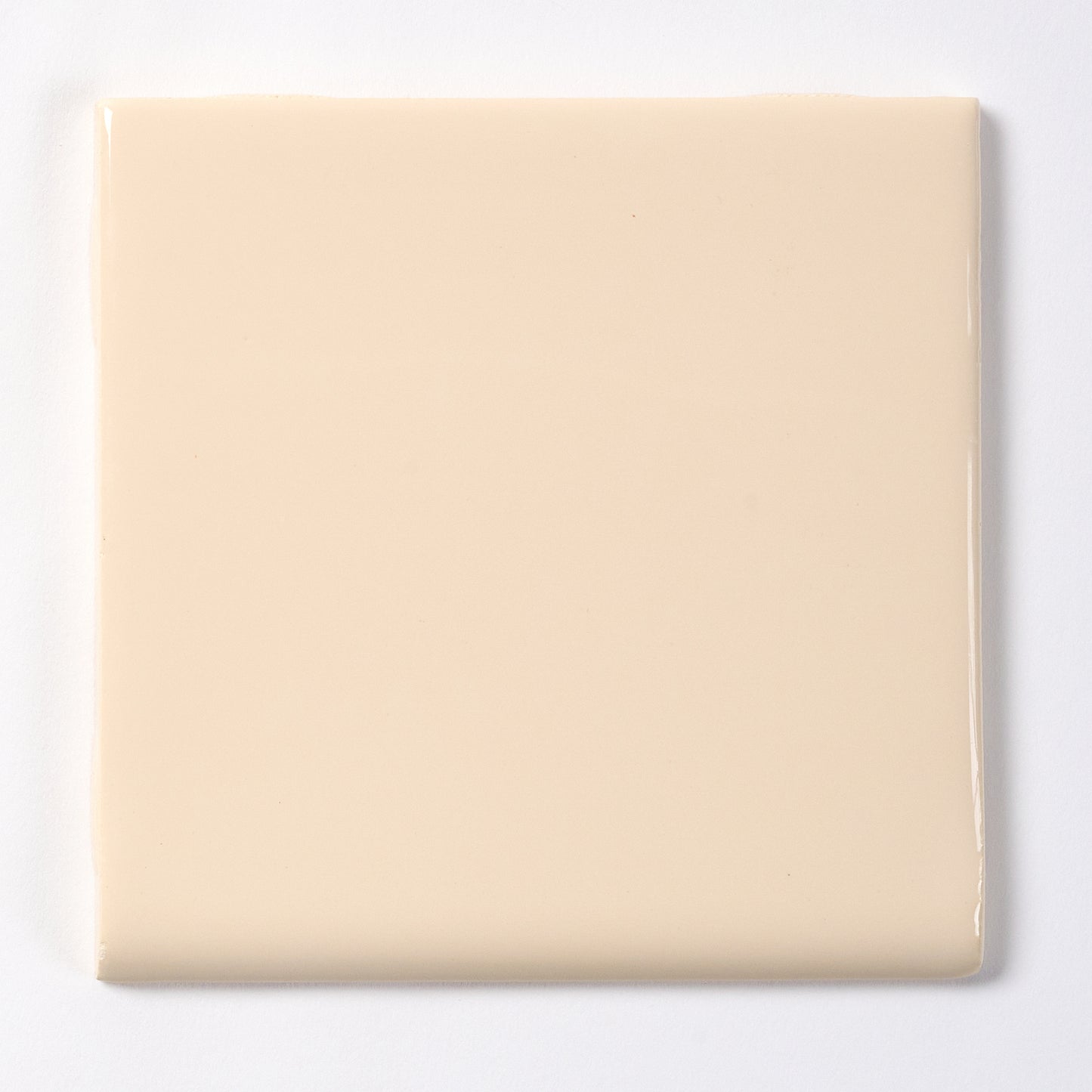 1950s Cedit Ivory Square Bullnose Tile