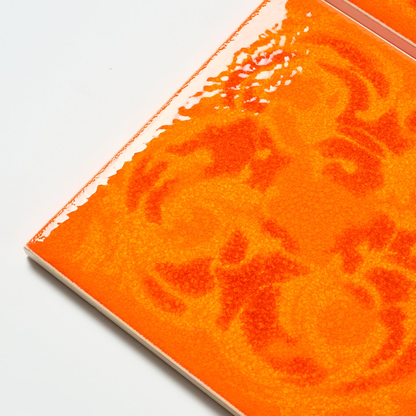 Orange Villeroy & Boch 1970s Wall Tile, 13 Sq Ft Available