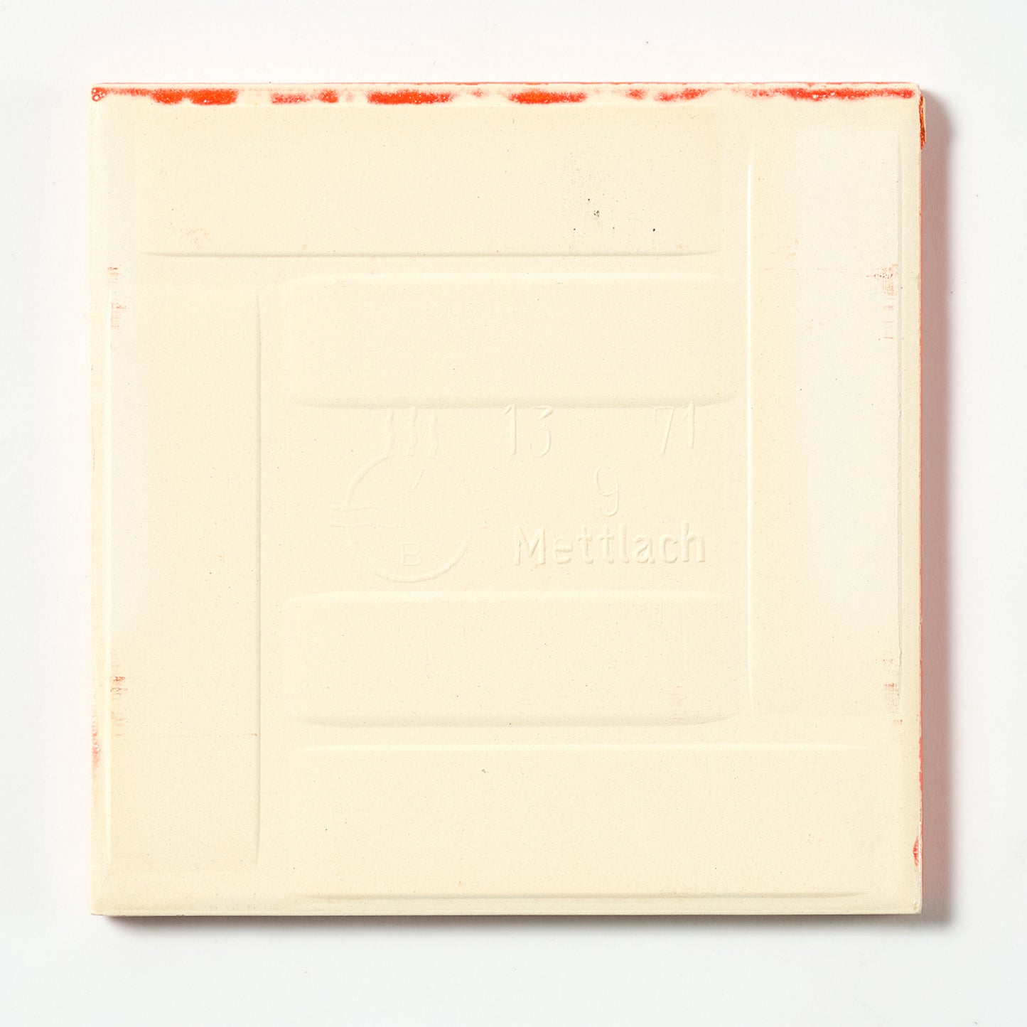 Orange Villeroy & Boch 1970s Wall Tile, 13 Sq Ft Available