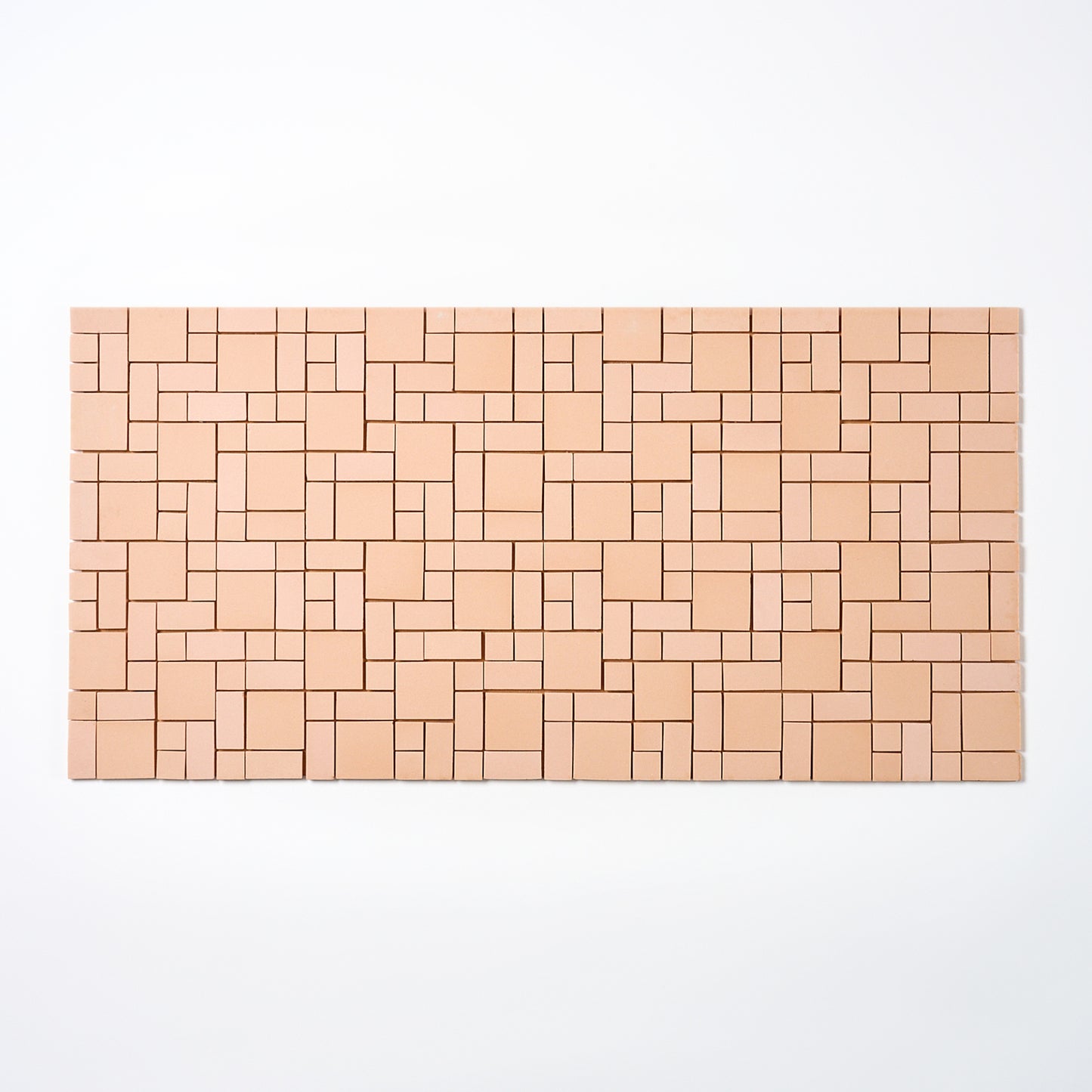 Olean Tile 1950s Buff Block Random Floor Tile, 96 Sq Ft Available - 24 Sq Ft Per Box