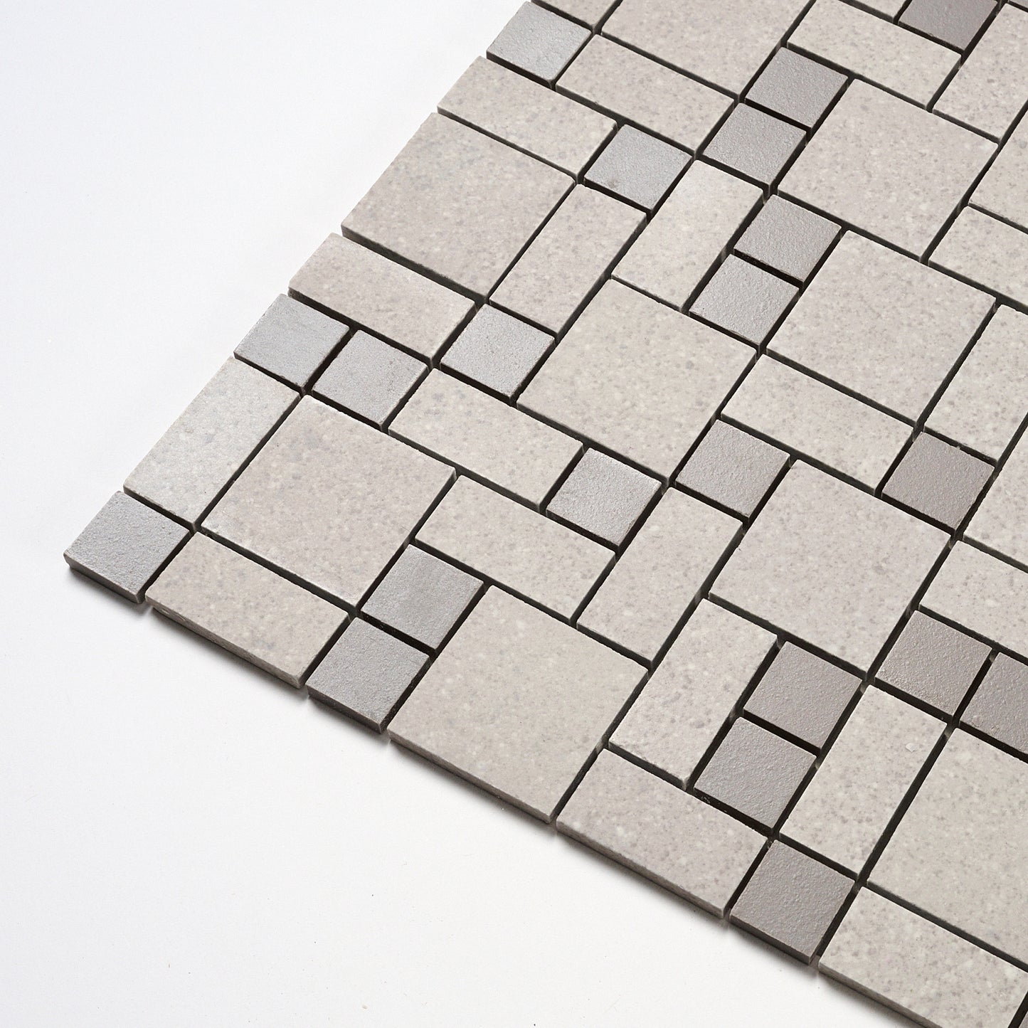 Japanese 1960s Gray & Dark Gray Random Floor Tile