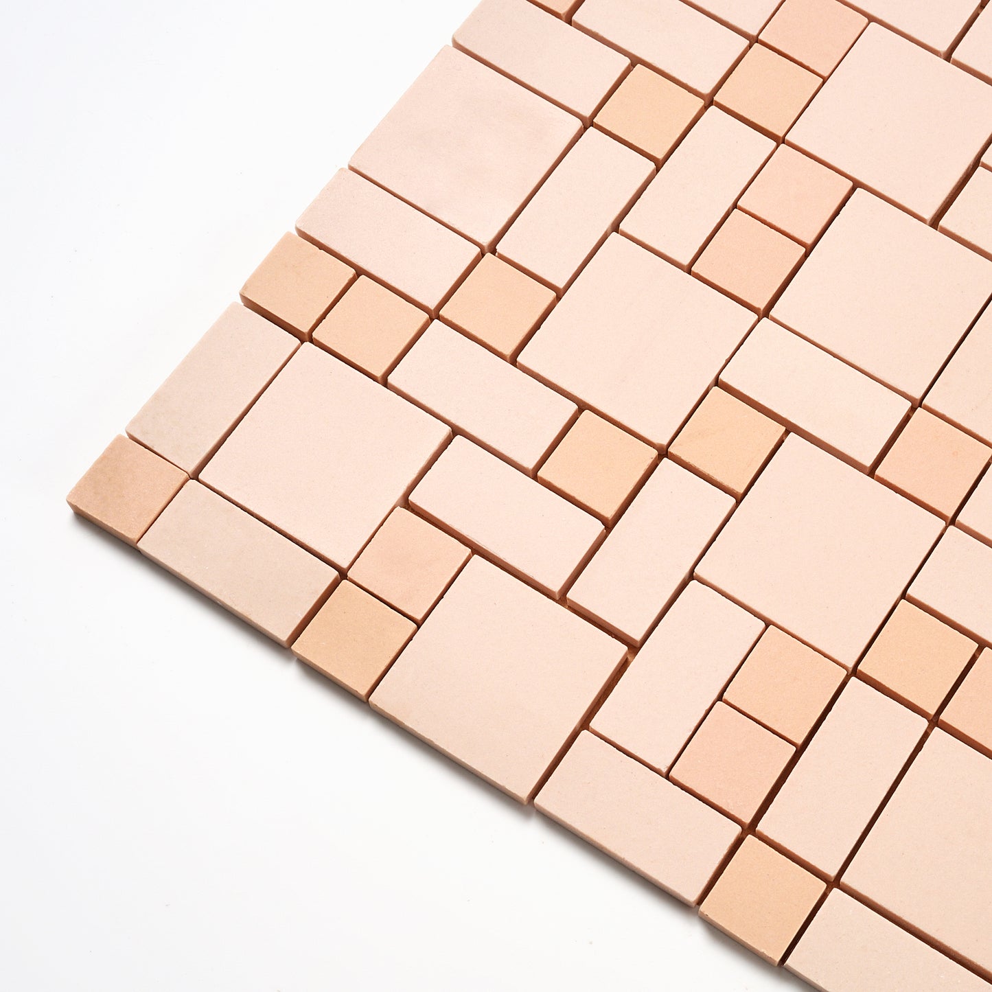 Olean Tile 1950s Persian Brown Block Random Floor Tile, 48 Sq Ft Available - 24 Sq Ft Per Box