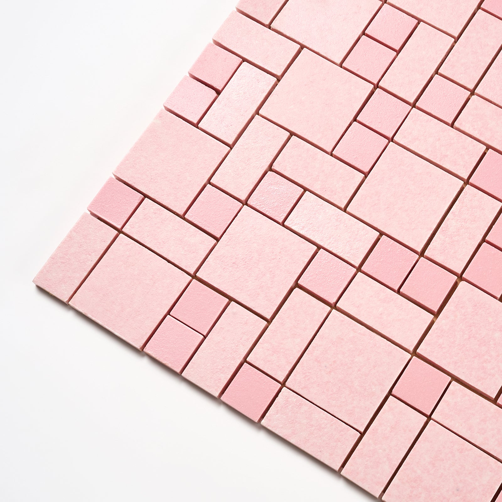 Japanese 1960s Pink & Pink Random Floor Tile – Vintage Tile Shop