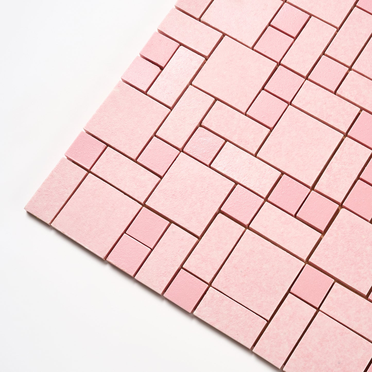 Japanese 1960s Pink & Pink Random Floor Tile