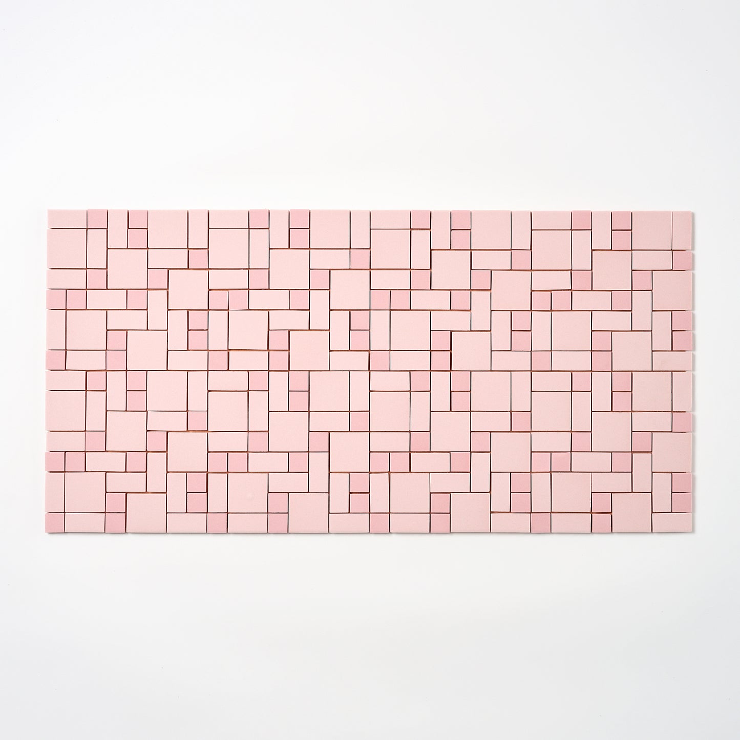 Olean Tile 1950s S. Pink & Pink Block Random Floor Tile, 26 Sq Ft Available