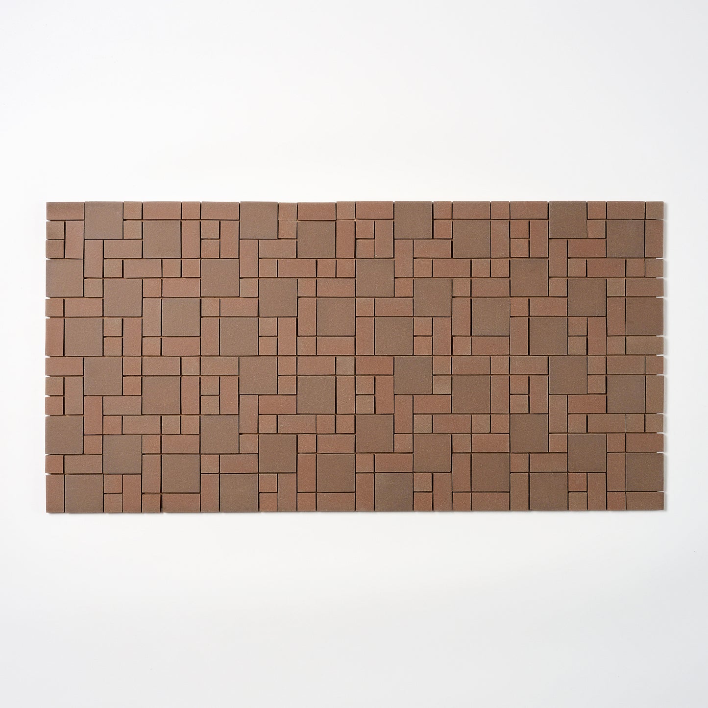 Olean Tile 1950s R. Brown Block Random Floor Tile, 52 Sq Ft Available - 26 Sq Ft Per Box