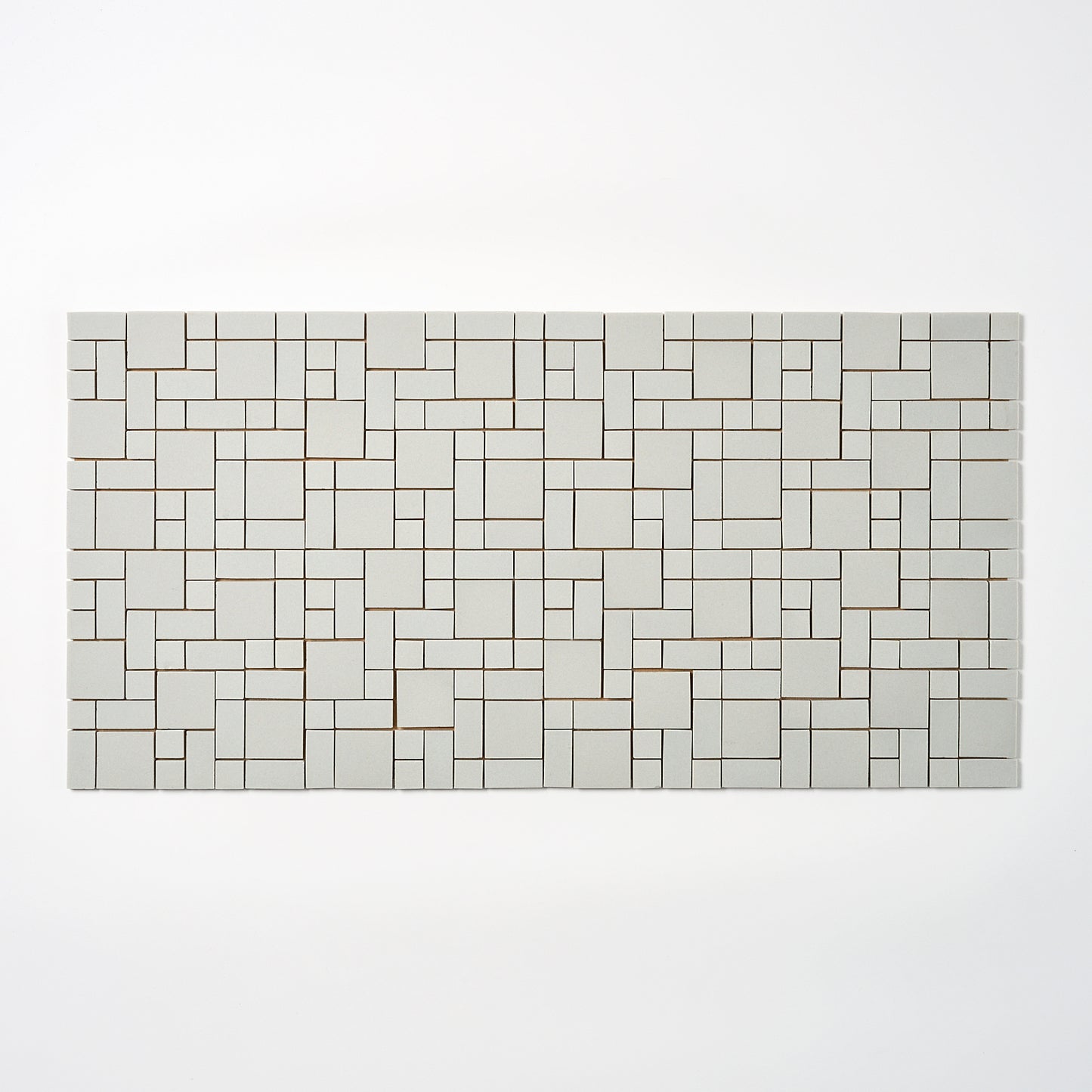 Olean Tile 1950s Light Gray Block Random Floor Tile, 57 Sq Ft Available - 19 Sq Ft Per Box
