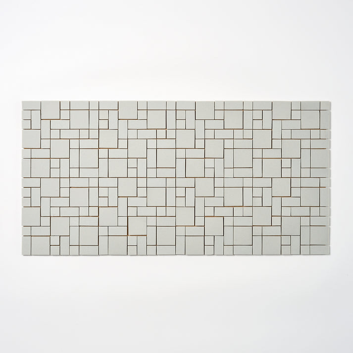 Olean Tile 1950s Light Gray Block Random Floor Tile – Vintage Tile Shop