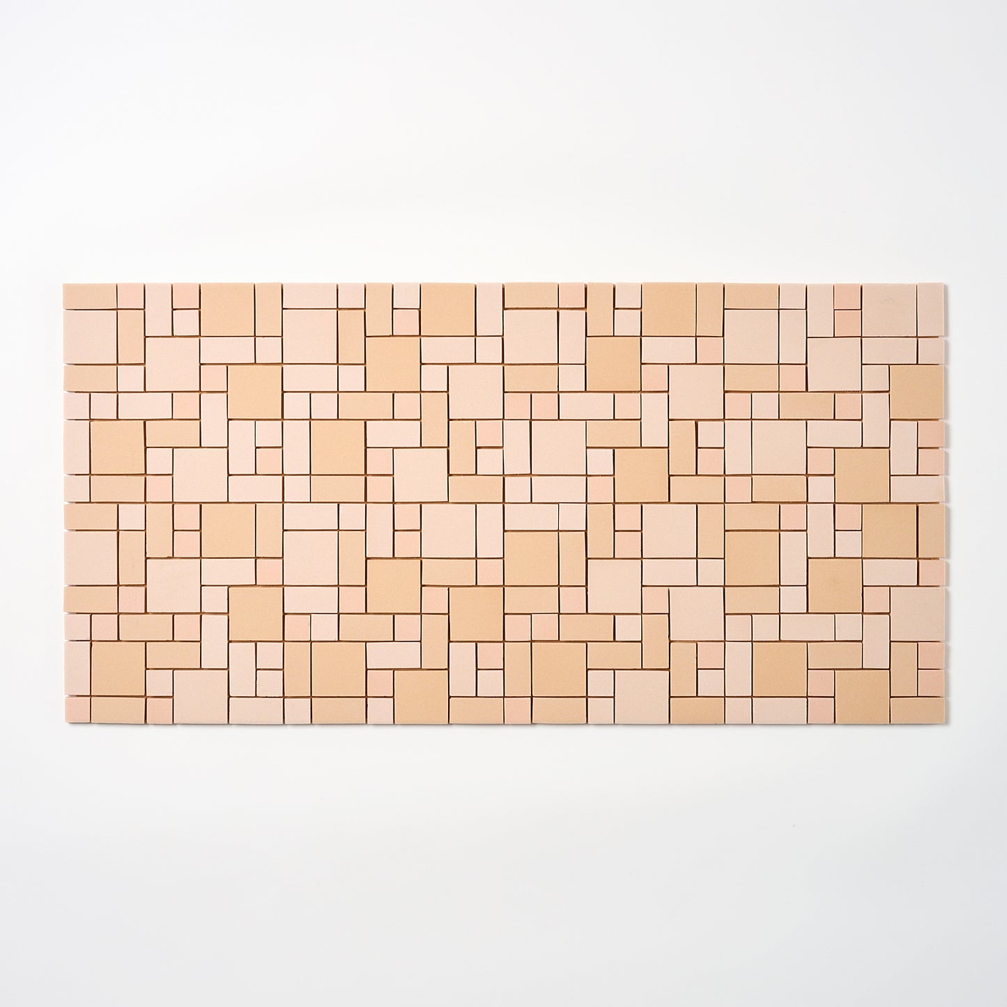 Olean Tile 1950s Cream Buff Block Random Floor Tile, 189 Sq Ft Available - 21 Sq Ft Available