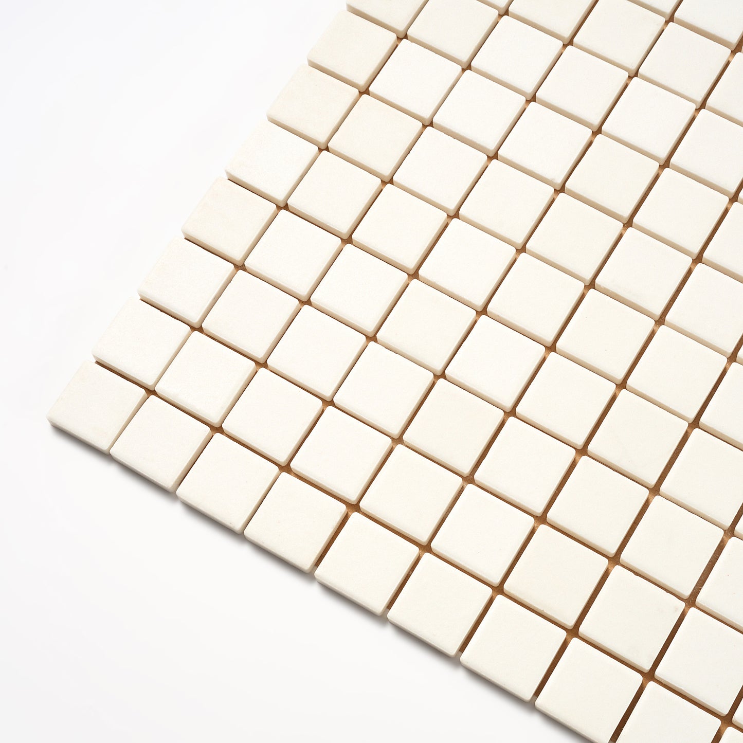 1980s American Olean White 1" Floor Tile, 52 Sq Ft Available - 26 Sq Ft Per Box