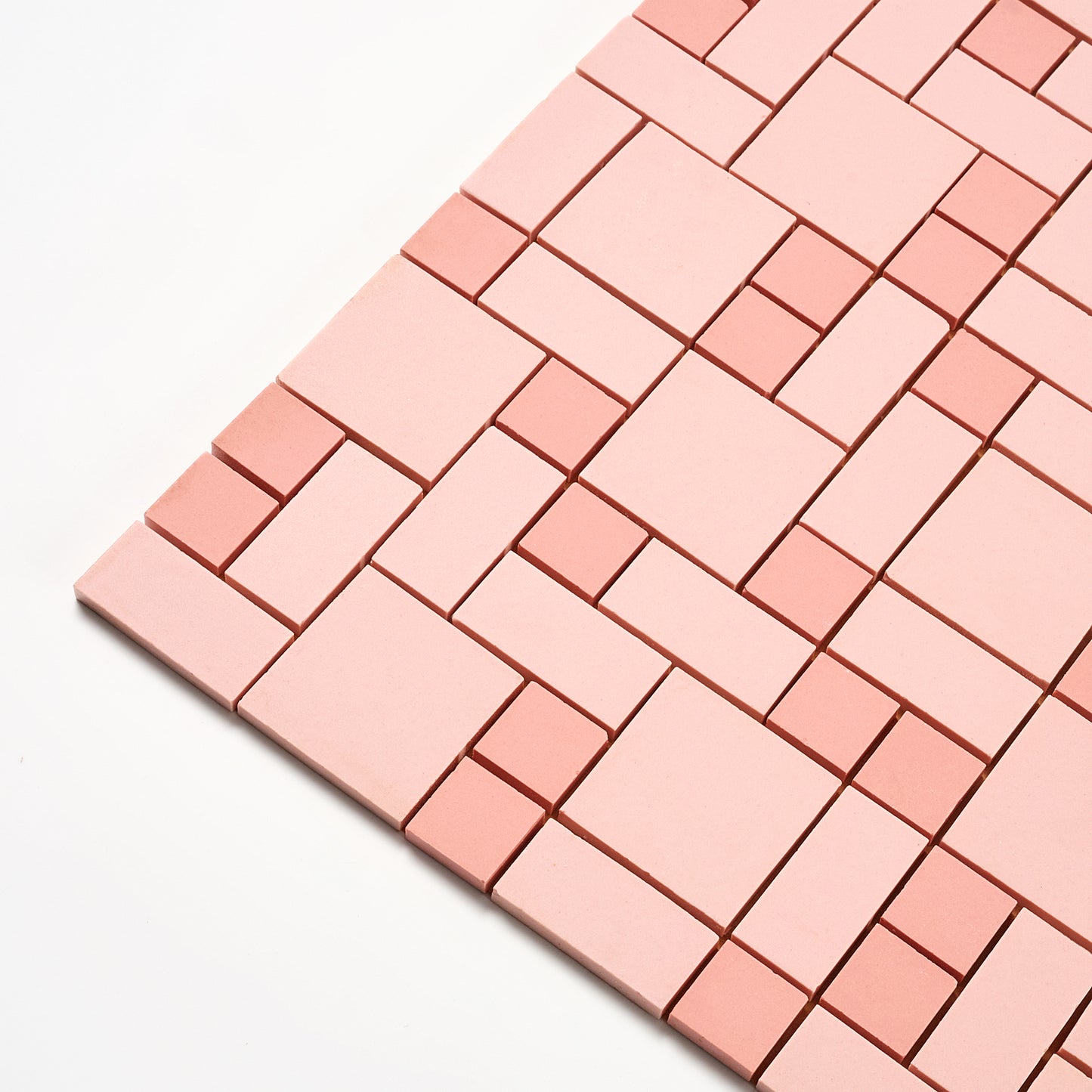 Mosaic Tile Co. 1960s Pink II Random Floor Tile, 80 Sq Ft Available - 20 Sq Ft Per Box