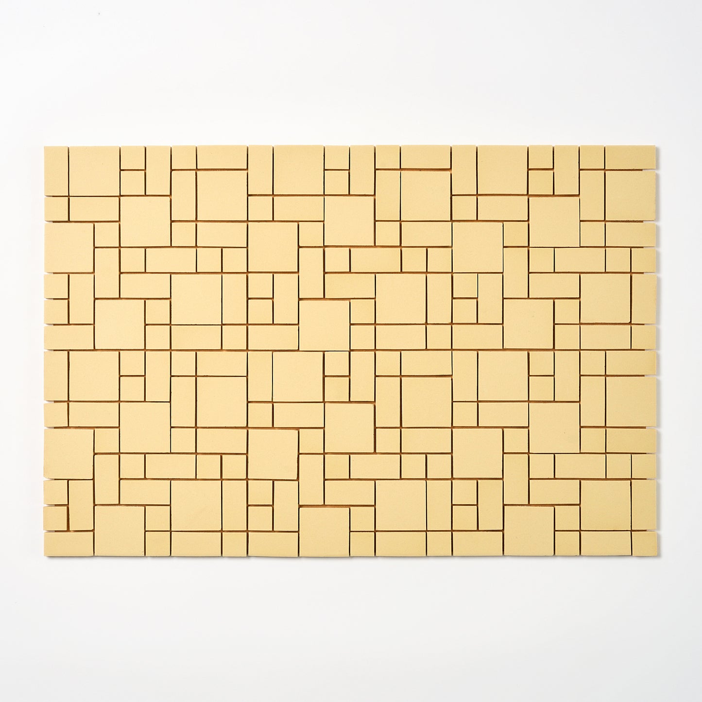 Mosaic Tile Co. 1960s Yellow Random Floor Tile, 92 Sq Ft Available - 23 Sq Ft Per Box
