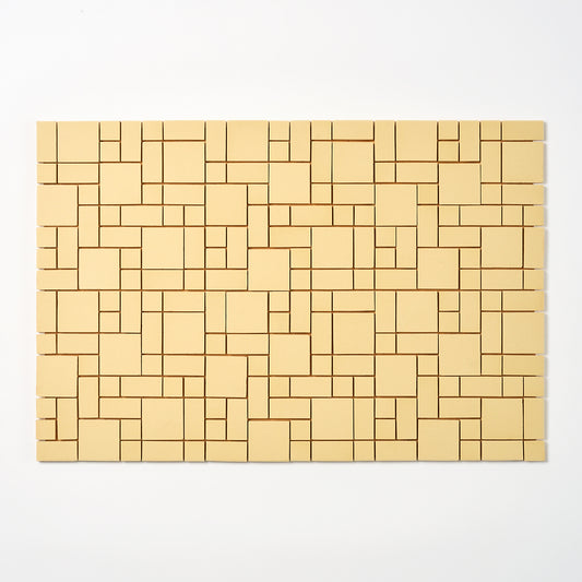 Mosaic Tile Co. 1960s Yellow Random Floor Tile, 92 Sq Ft Available - 23 Sq Ft Per Box
