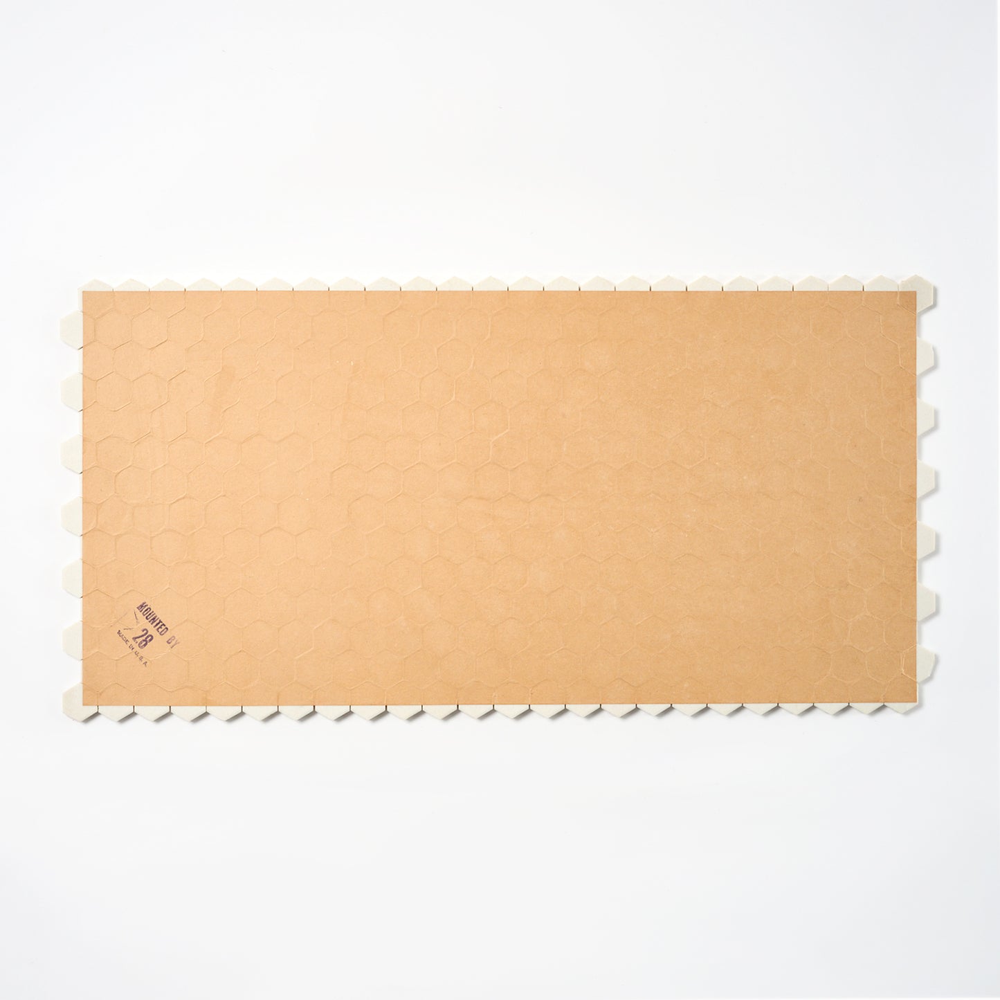 Olean Tile 1950s 1" White Hex Floor Tile, 16 Sq Ft Available