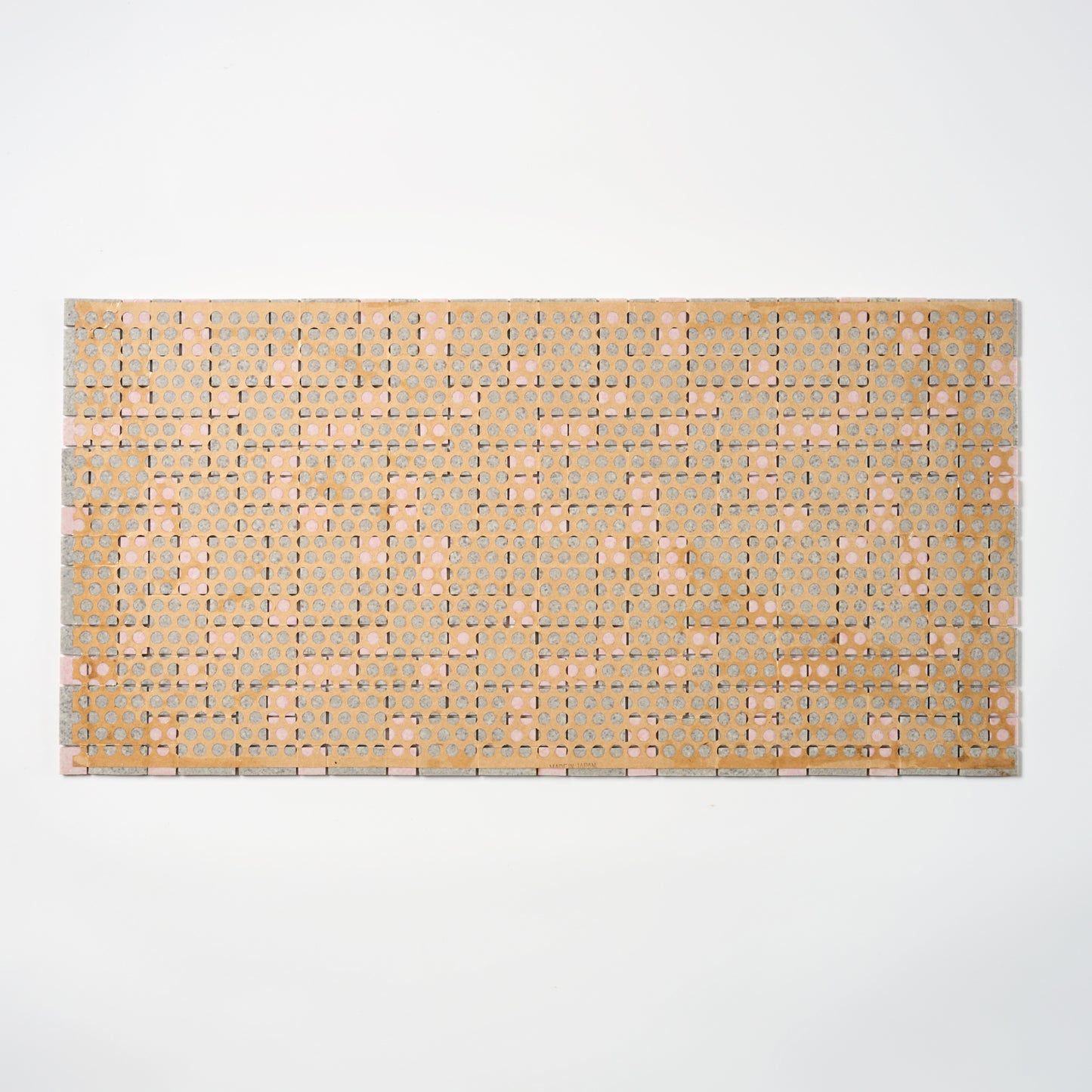 1970s American Olean Pink & Gray Random Floor Tile, 16.5 Sq Ft Available