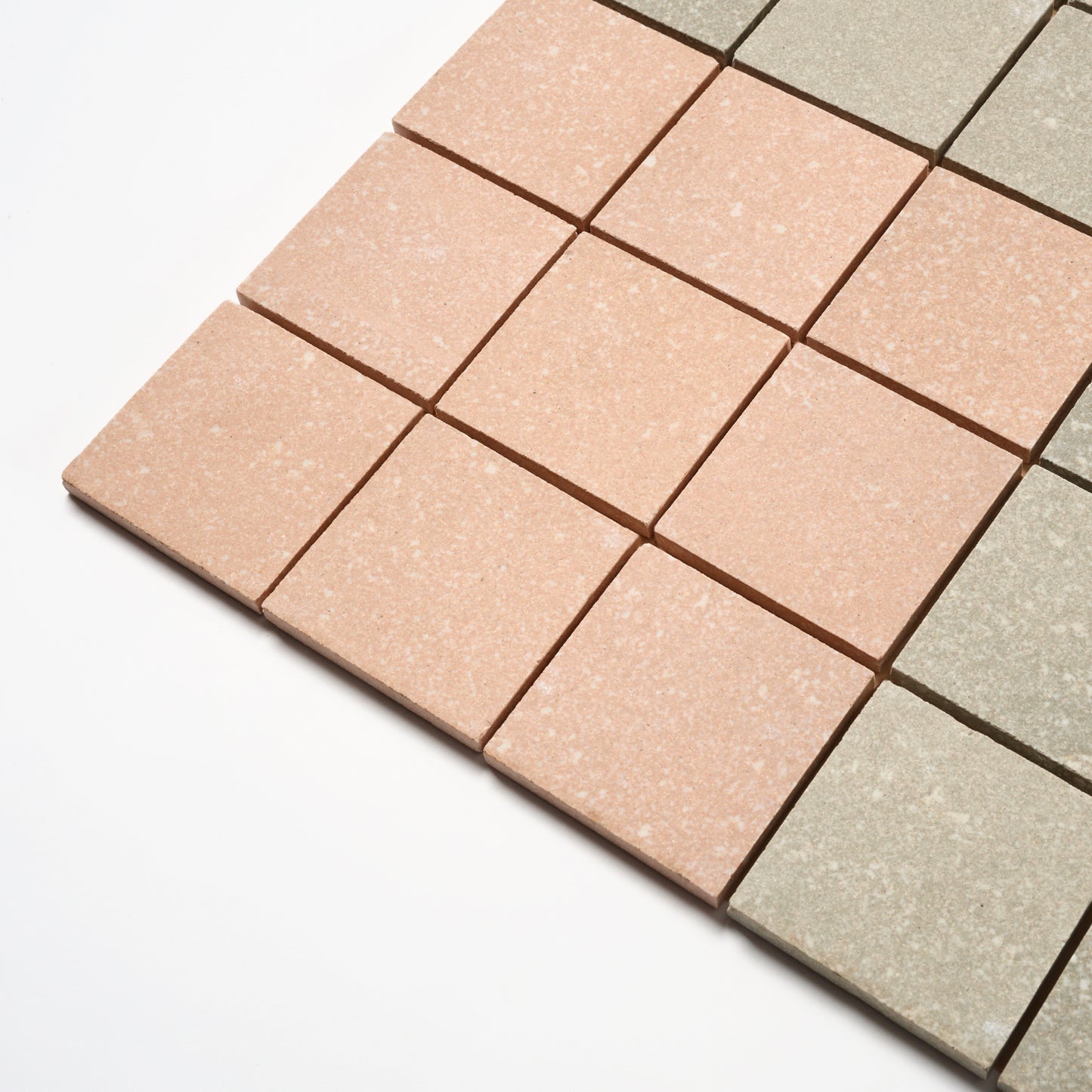 1960s Romany Pink & Gray Floor Tile, 14 Sq Ft Available