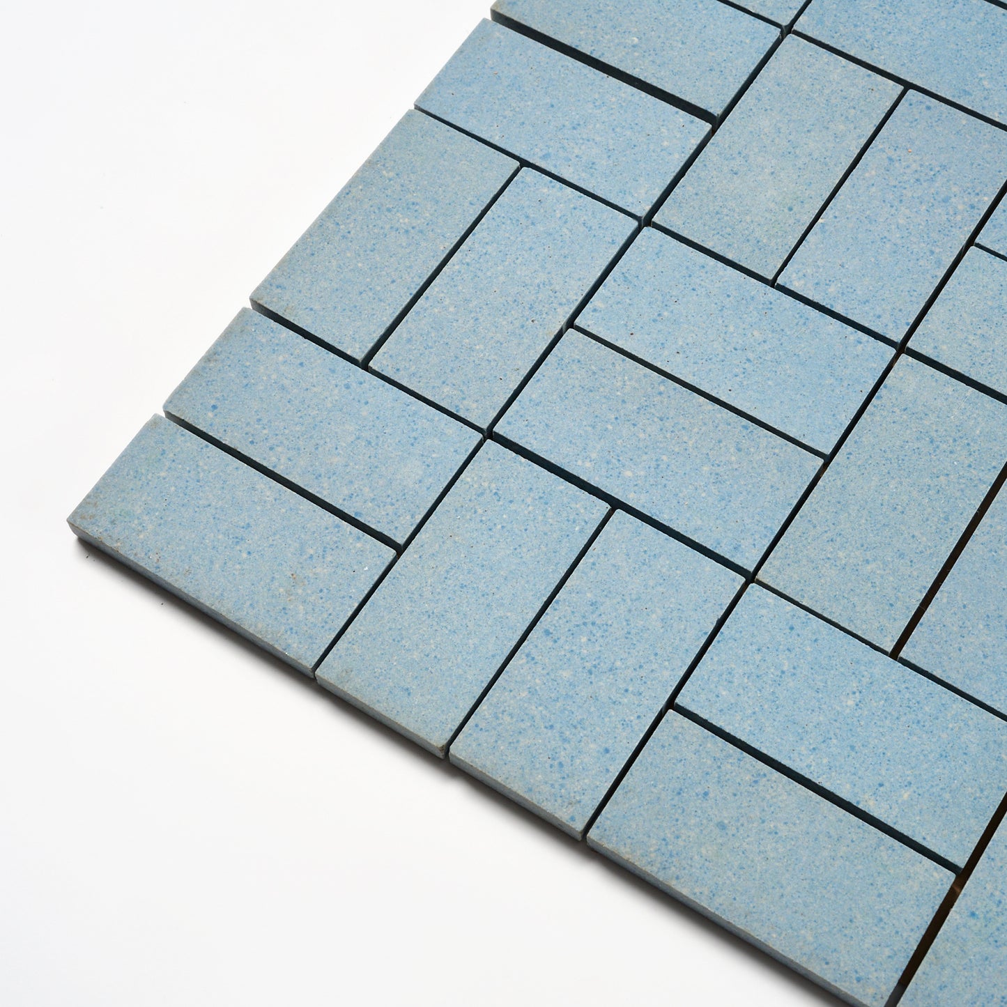 Mosaic Tile Co. 1960s Blue Dresden Floor Tile