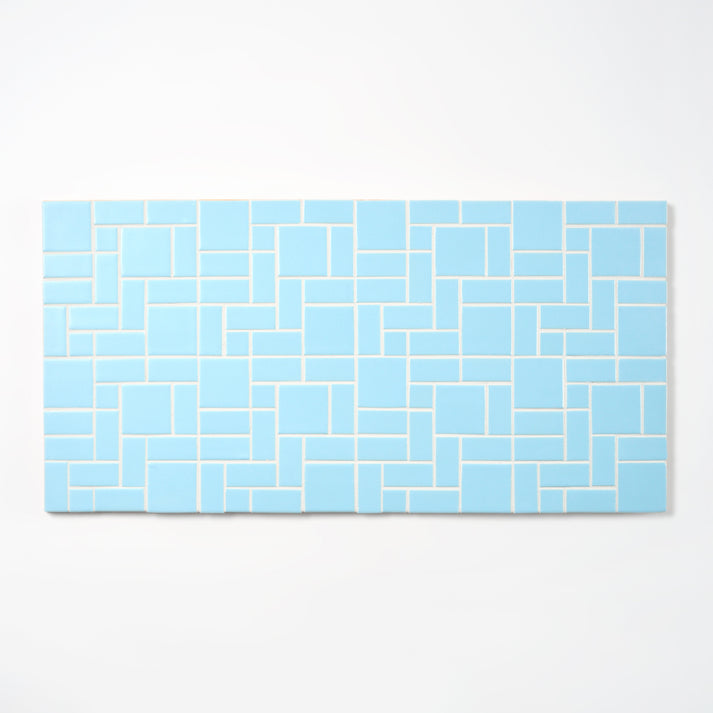 Spartan 1940s Matte Blue Block Random Floor Tile – Vintage Tile Shop