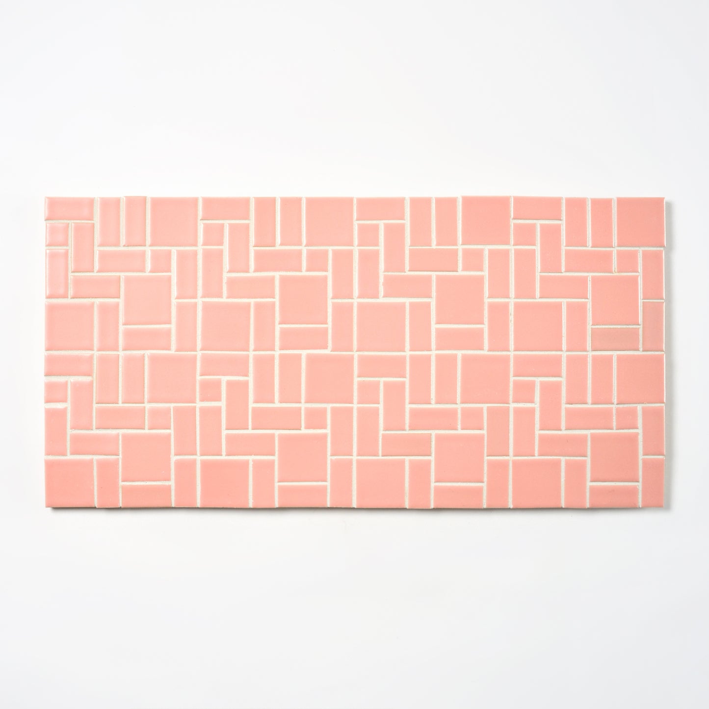 Spartan 1940s Matte Peach Block Random Floor Tile, 108 Sq Ft Available - 27 Sq Ft Per Box