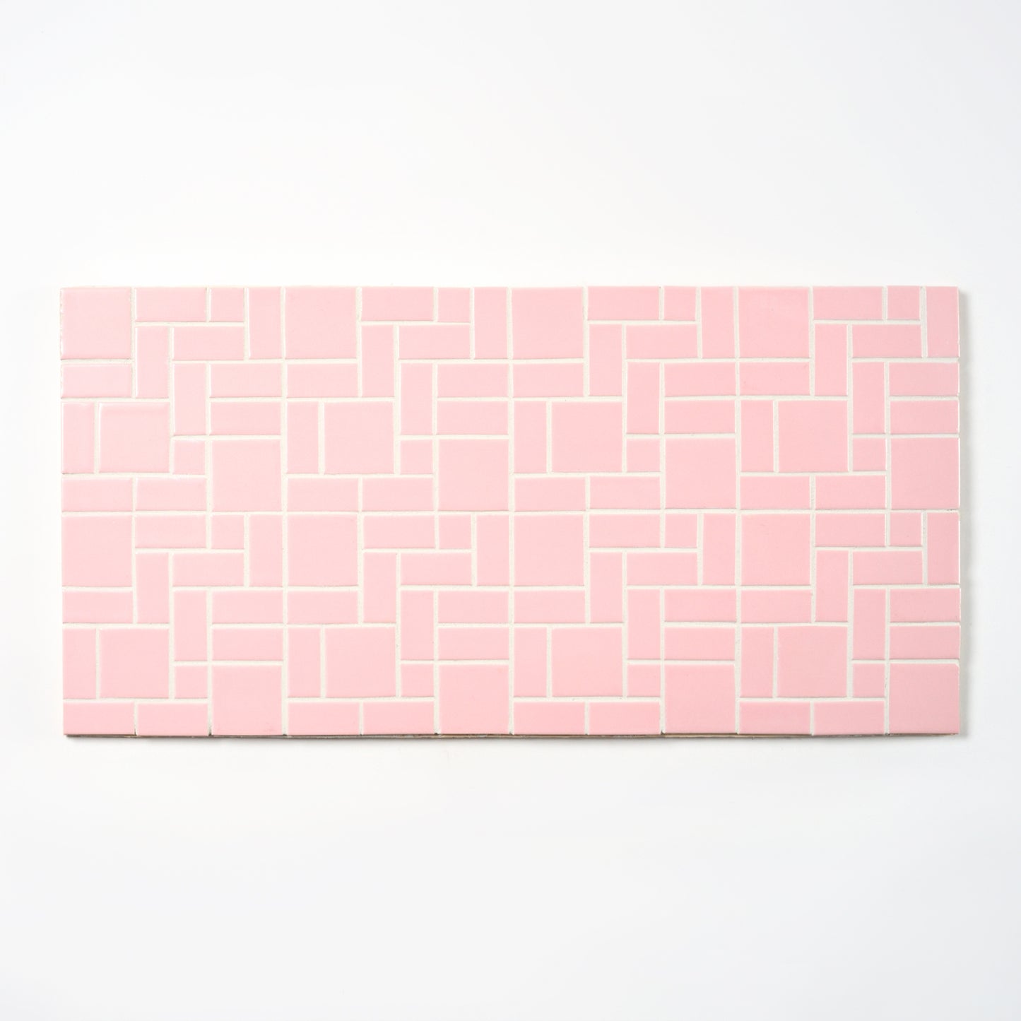 Spartan 1940s Matte Pink Block Random Floor Tile, 33.5 Sq Ft Available