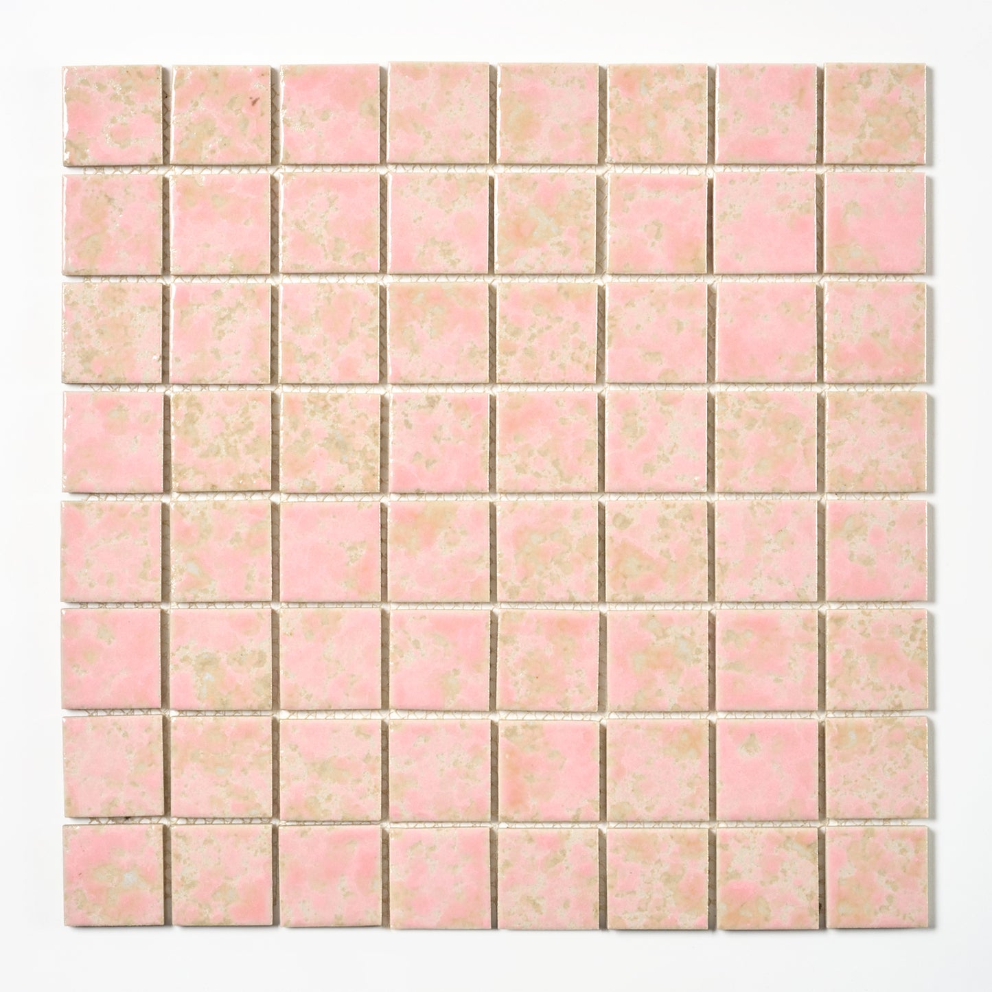 Vintage Pink Glaze Japanese 1960s Wall Tile