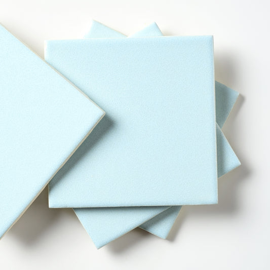 1970s FLORIDA TILE 661 Sky Blue Wall Tile