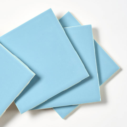 1970s Robertson 308 New Orleans Blue Wall Tile