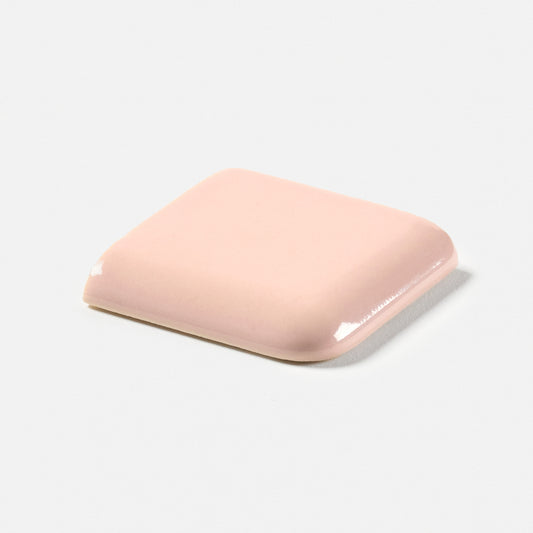 1970s Robertson 362 Venetian Pink Double Corner Bullnose Tile