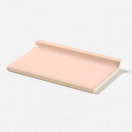 1970s Robertson 362 Venetian Pink Cove Base Tile