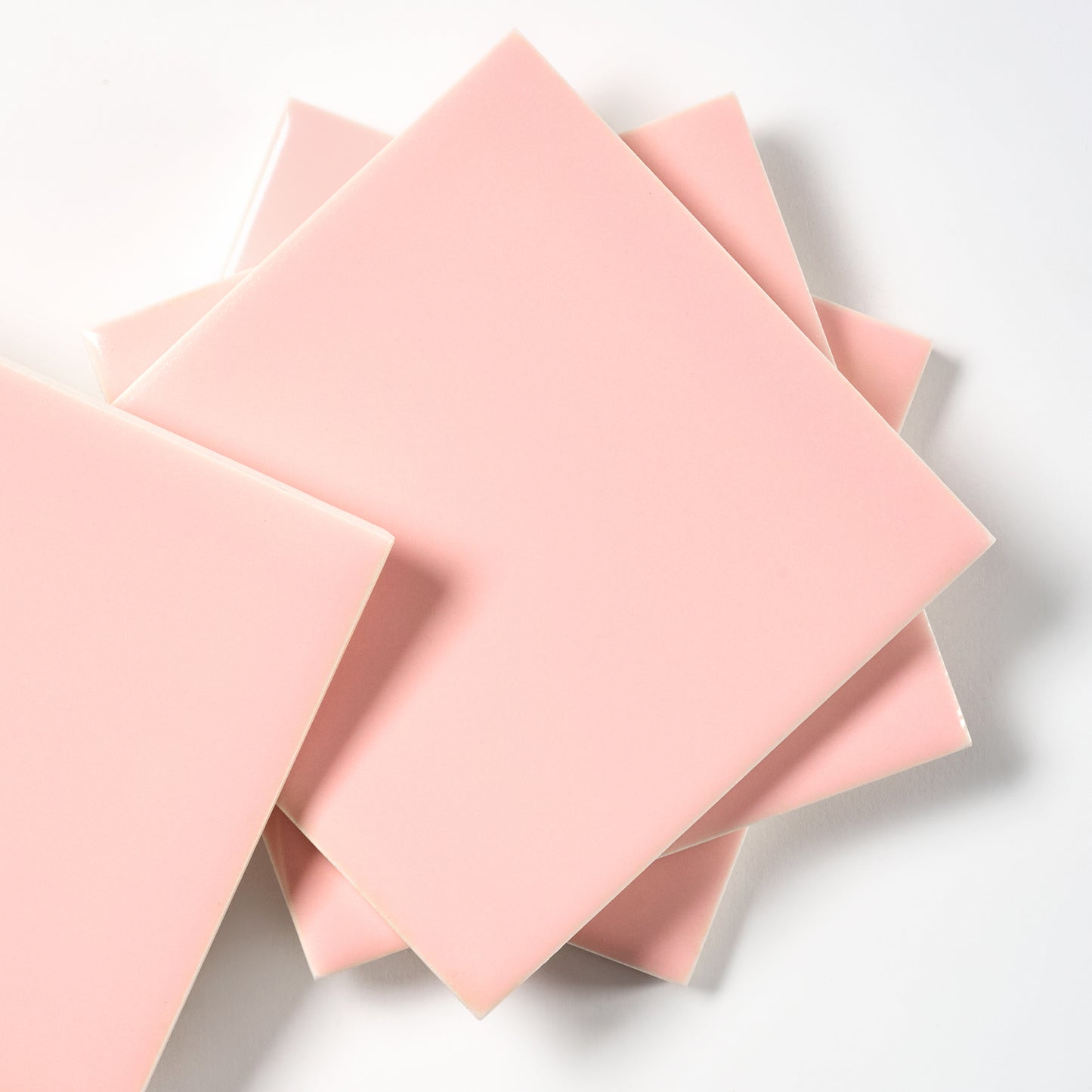 1950s Mosaic Tile Matte Pink Wall Tile