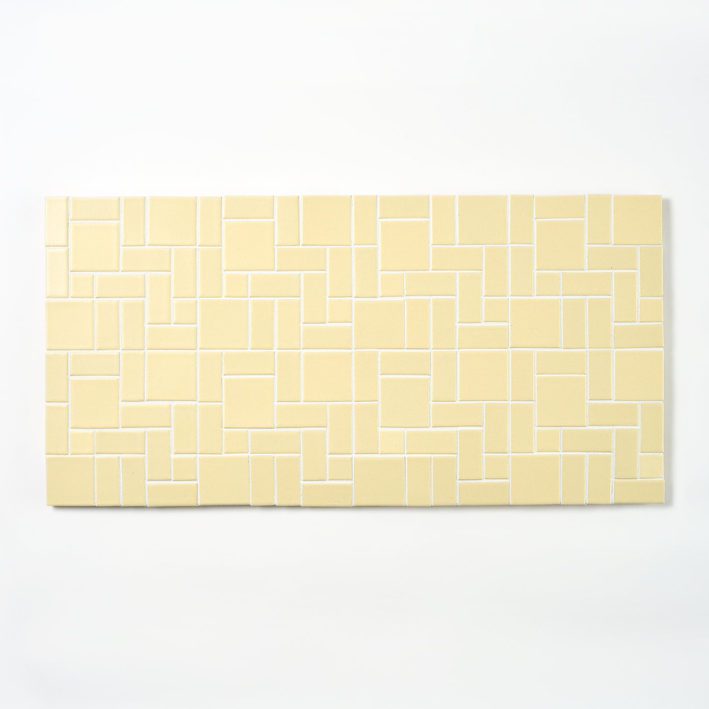 Spartan 1940s Matte Ivory Block Random Floor Tile