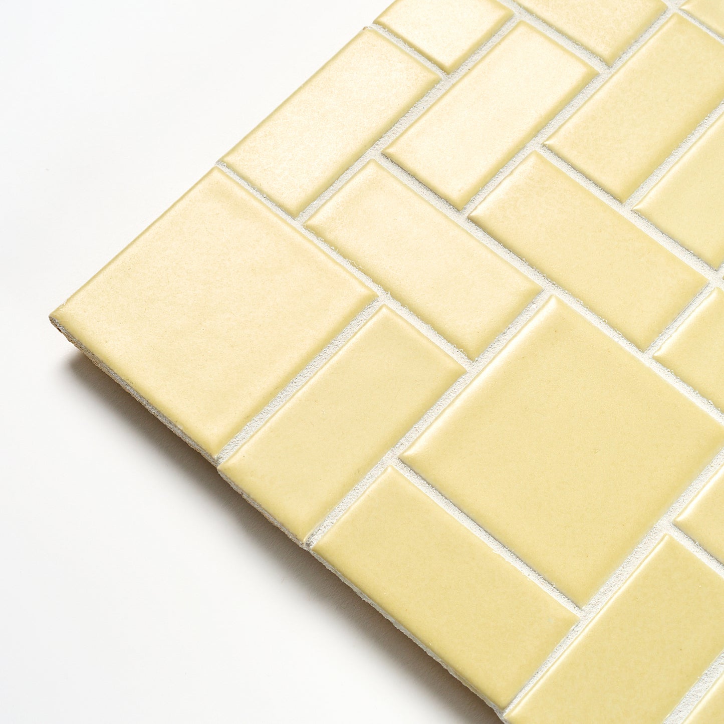 Spartan 1940s Matte Ivory Block Random Floor Tile