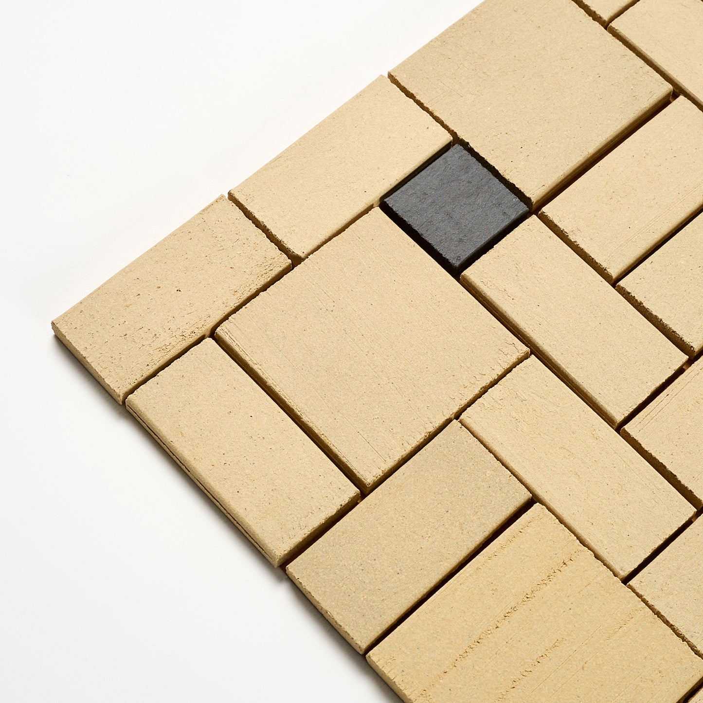 Spartan 1940s Ivory With Black Dots Random Mosettes Floor Tile