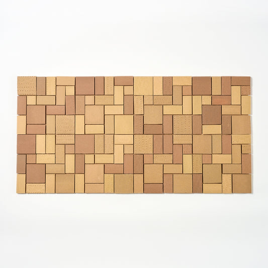 Spartan 1940s Golden Pheasant Random Mosettes Floor Tile, 50 Sq Ft Available - 25 Sq Ft Per Box