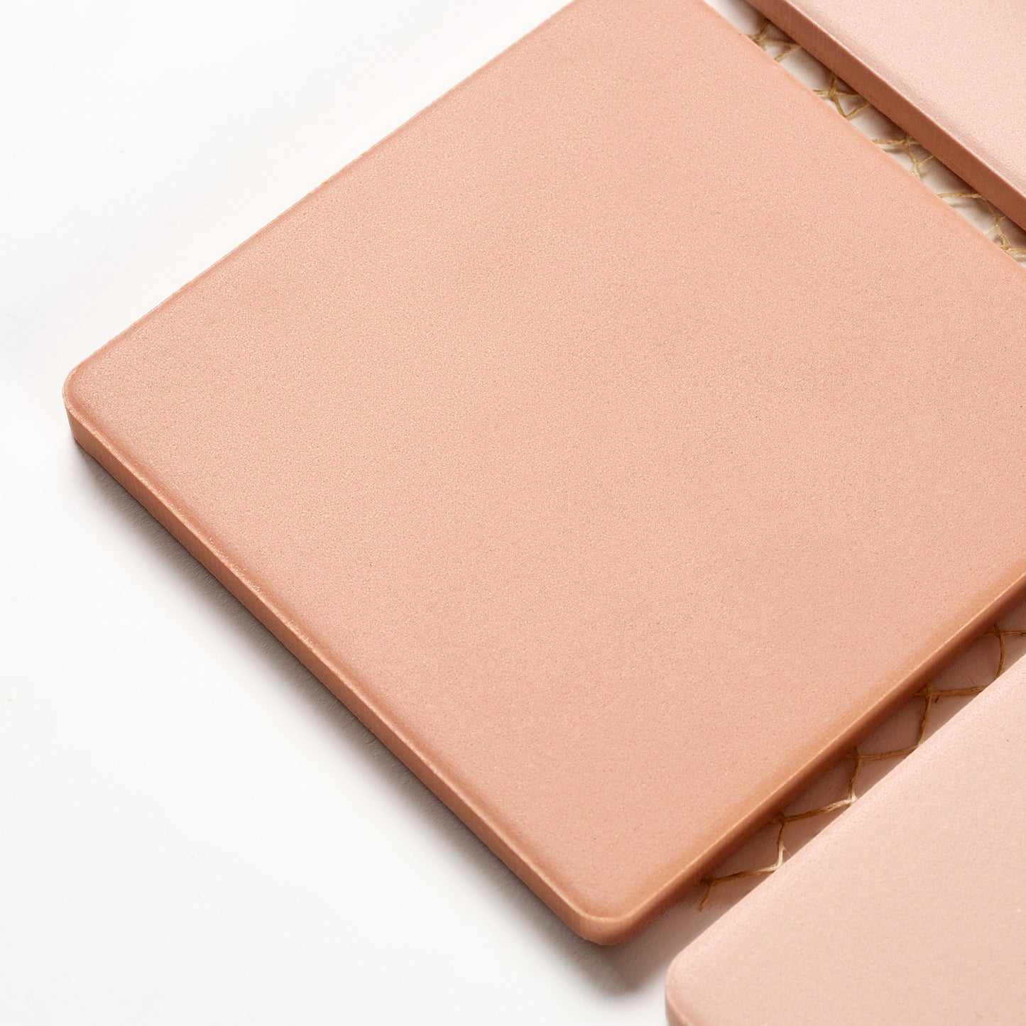 Vintage Japanese Pink Unglazed Floor Tile
