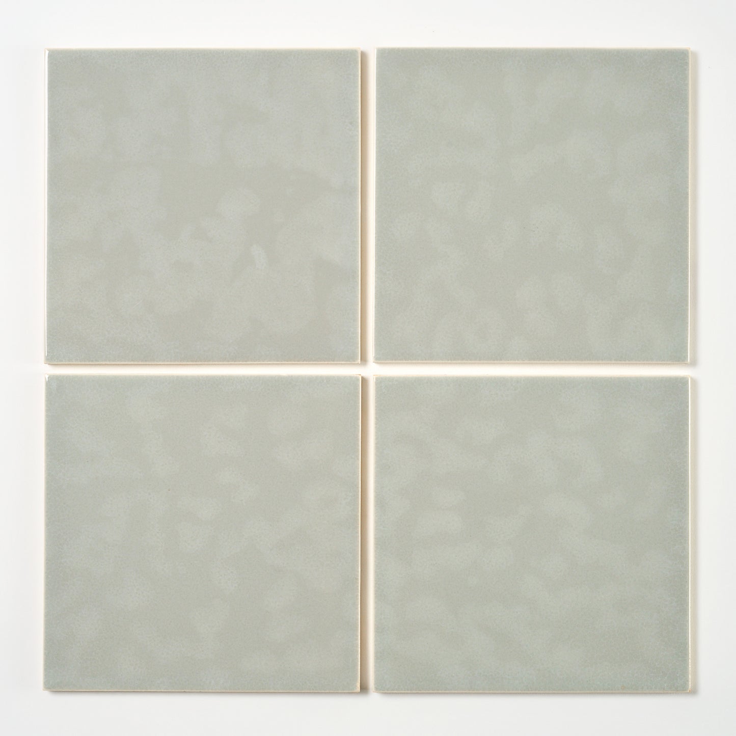 1950s Vintage Gloss Gray Mottled Wall Tile