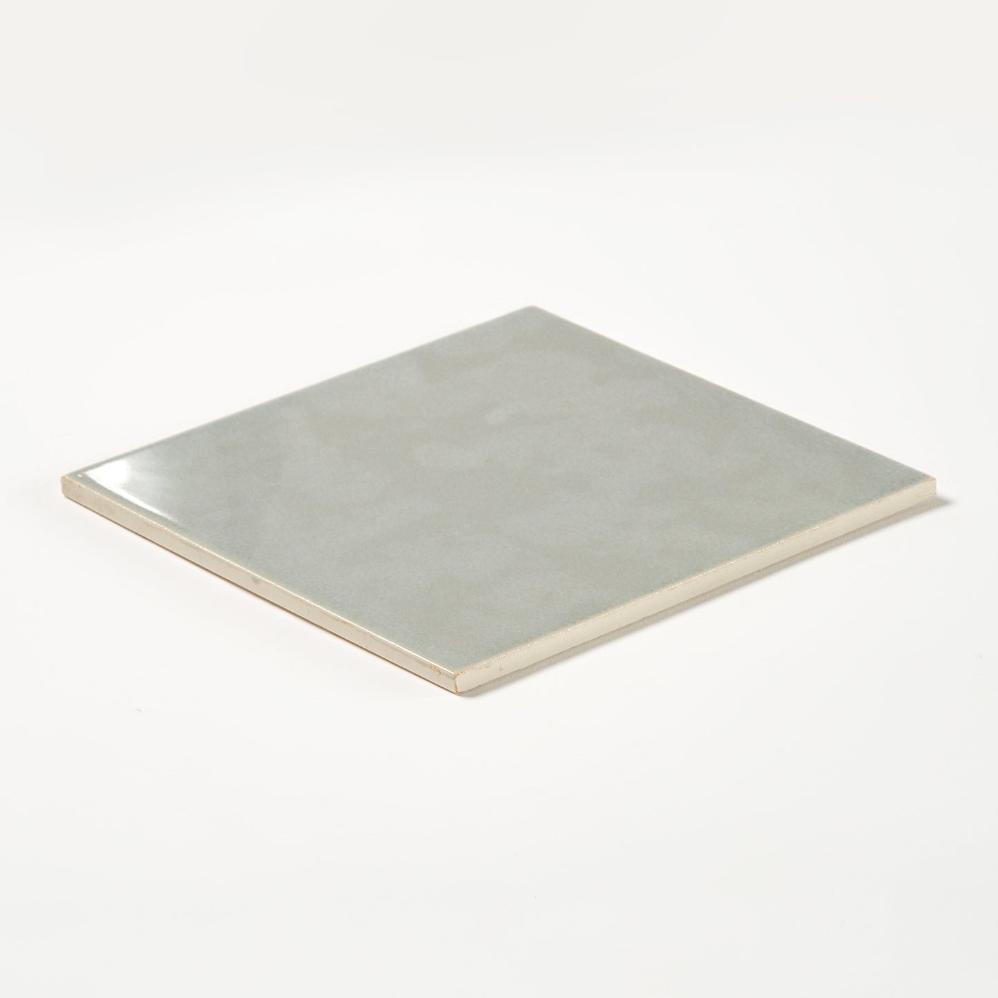 1950s Vintage Gloss Gray Mottled Wall Tile