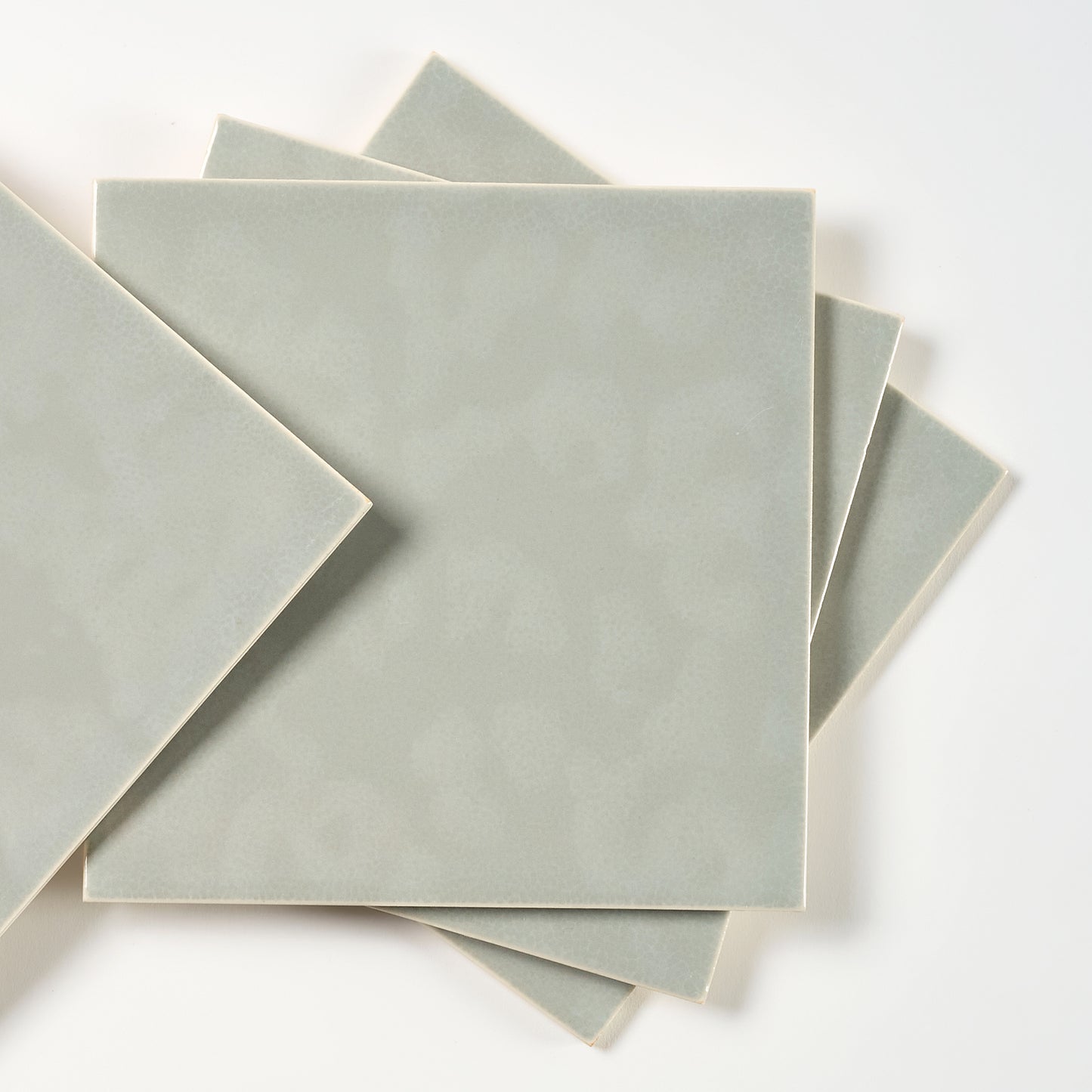 1950s Vintage Gloss Gray Mottled Wall Tile