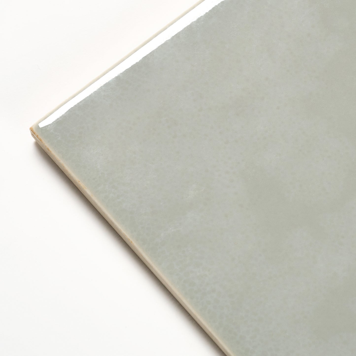 1950s Vintage Gloss Gray Mottled Wall Tile