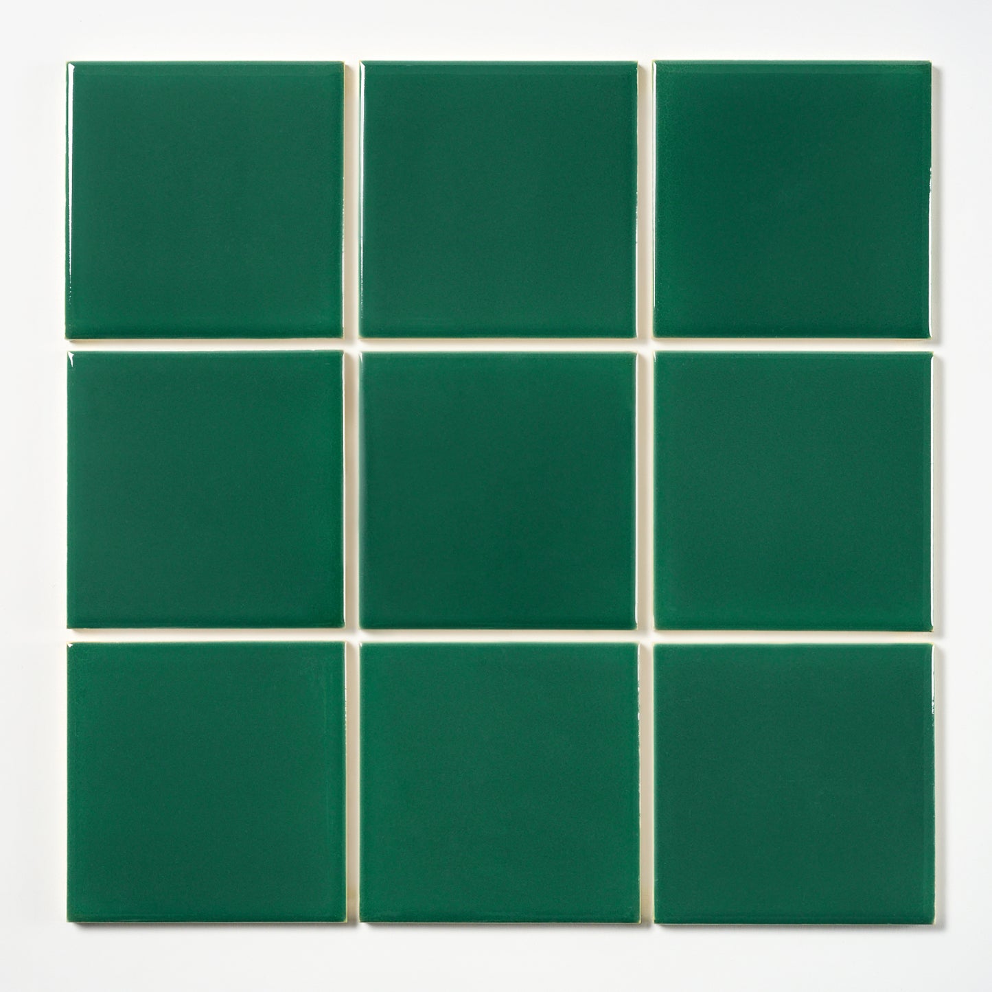 1950s Vintage Gloss Green Wall Tile