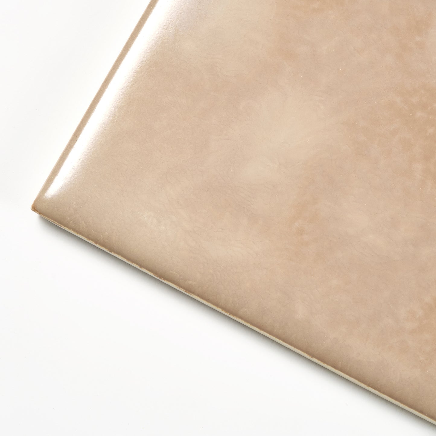 1950s Vintage Matte Taupe Mottled Wall Tile
