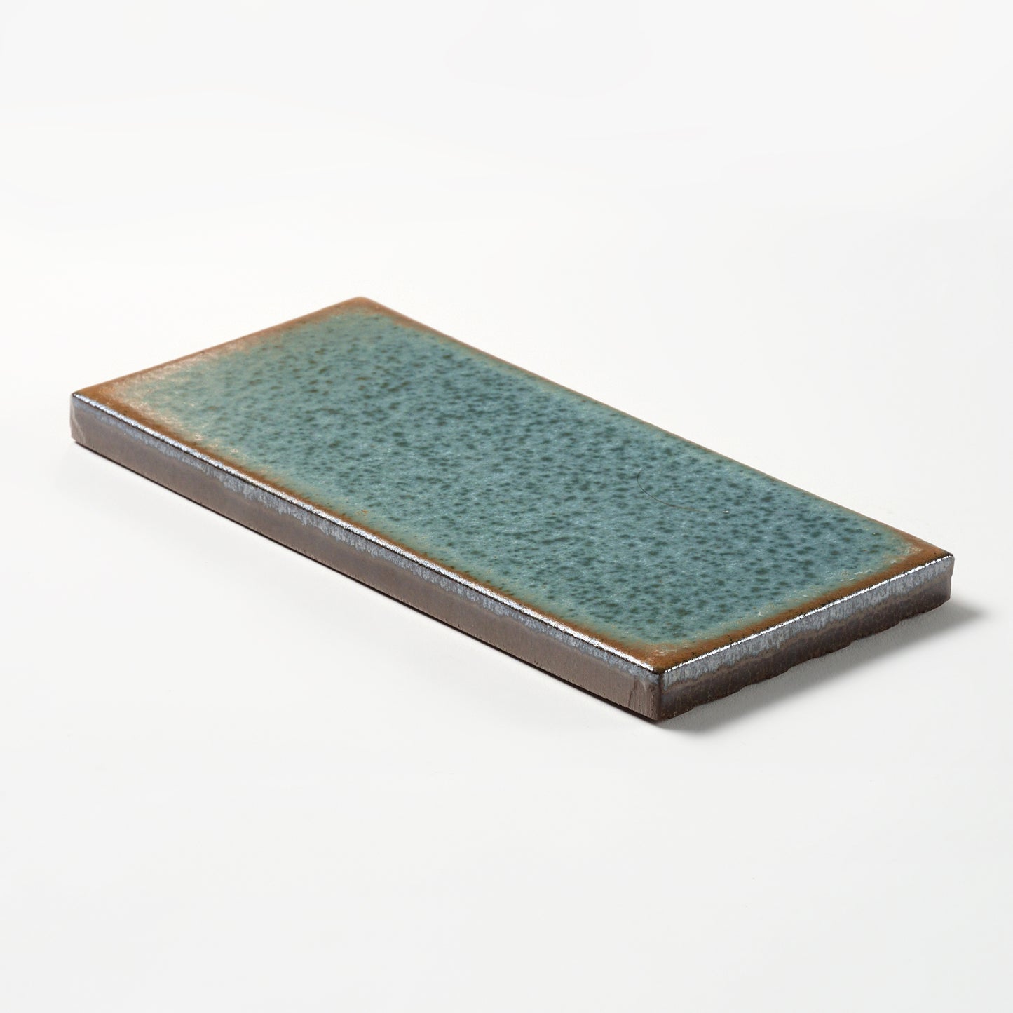 1980s American Olean Primitive Encore Blue Floor Tile
